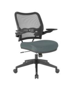 Office Star Deluxe AirGrid Mesh Mid-Back Chair, Gray