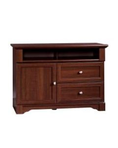 Sauder Palladia High Boy Console For 50in TVs, 32-7/8inH x 47inW x 20-1/4inD, Select Cherry