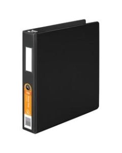 Wilson Jones Heavy-Duty 3-Ring Binder, 1 1/2in D-Rings, 42% Recycled, Black