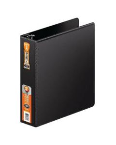 Wilson Jones Heavy-Duty 3-Ring Binder, 2in D-Rings, 49% Recycled, Black