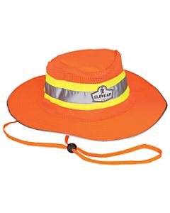 Ergodyne GloWear Hi-Vis Polyester Ranger Hat, Large/X-Large, Orange