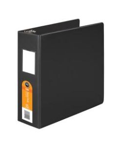Wilson Jones Heavy-Duty 3-Ring Binder, 3in D-Rings, 42% Recycled, Black