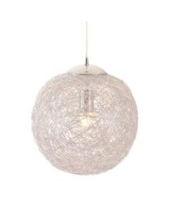 Zuo Modern Opulence Ceiling Lamp, 11-4/5inW, Aluminum Shade/Chrome Base