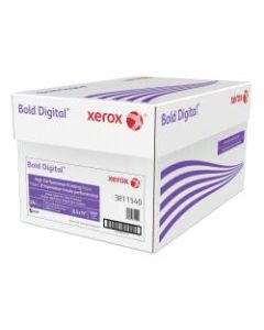 Xerox Bold Digital Printing Paper, Letter Size (8 1/2in x 11in), 98 (U.S.) Brightness, 24 Lb, FSC Certified, Ream Of 500 sheets, Case of 10 Reams
