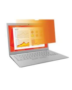 3M Gold Touch Privacy Filter For 13.3in Laptops, Gold/Black, Reduces Blue Light, GF133WPE