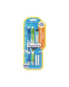 Paper Mate Clearpoint Mechanical Pencil Starter Set, 0.9mm, #2 Lead, Assorted Barrel Colors, Pack Of 2