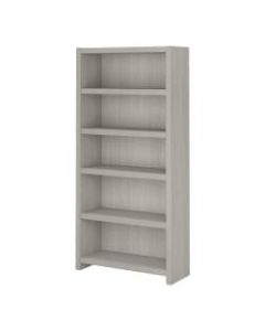 kathy ireland Office by Bush Business Furniture Echo 5 Shelf Bookcase, Gray Sand, Standard Delivery
