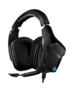 Logitech G635 7.1 Lightsync Gaming Headset - Stereo - Mini-phone (3.5mm) - Wired - 5 Kilo Ohm - 20 Hz - 20 kHz - Over-the-head - Binaural - Circumaural - Cardioid, Uni-directional Microphone - Black