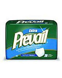 Prevail Protective Underwear - Adjustable, Extra And Super Plus, 68in-80in, 2XL, Pack Of 12