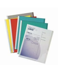 C-Line Report Covers With Binding Bars, 8 1/2in x 11in, Assorted Colors, Box Of 50