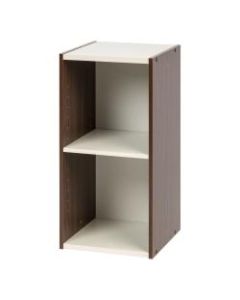 IRIS Sema Series 24inH Space-Saving Shelf, Walnut Brown