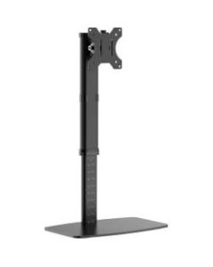 Tripp Lite Single-Display Monitor Stand Height Adjustable 17-27in Monitors - Up to 27in Screen Support - 13.23 lb Load Capacity - 21.3in Height x 12.6in Width x 7.9in Depth - Desktop, Tabletop, Freestanding - Powder Coated - Steel - Black