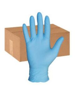 ProGuard XXL Disposable Nitrile Gloves - Chemical Protection - XXL Size - Nitrile - Blue - Disposable, Powder-free, Textured Grip, Puncture Resistant, Beaded Cuff, Ambidextrous - For General Purpose, Chemical, Food, Laboratory Application - 100 / Box