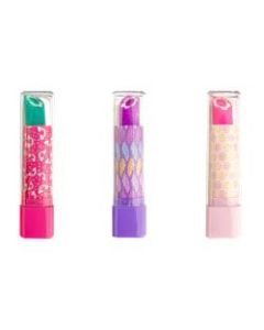 Office Depot Brand Fun Erasers, Lipstick, Pack Of 3