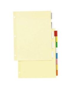 Wilson Jones Professional Insertable Indexes, 5-Tab, Clear