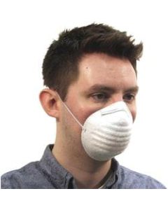 ProGuard Disposable Nontoxic Dust Mask - Pollen, Dust, Grass Protection - Polypropylene Mask - White - 600 / Carton