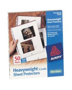 Avery Top-Loading Nonstick Sheet Protectors, Super Heavyweight, 8 1/2in x 11in, Box Of 50