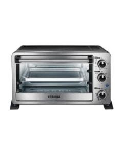 Toshiba MC25CEY-CHSS 6-Slice Convection Toaster Oven, Stainless Steel