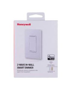Honeywell Z-Wave Plus In-Wall Smart Dimmer Switch, White, 39351