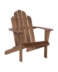Linon Troy Adirondack Outdoor Chair, Teak