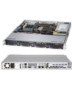 Supermicro SuperServer 6017B-MTF Barebone System - 1U Rack-mountable - Intel C602 Chipset - Socket B2 LGA-1356 - 2 x Processor Support - Black