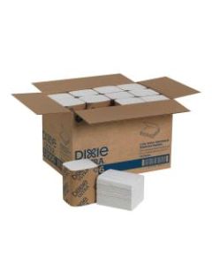 Georgia-Pacific Dixie Ultra 2-Ply Interfold Napkin Dispenser Refills, 6-1/2in x 5in, White, 250 Napkins Per Pack, Case Of 24 Packs