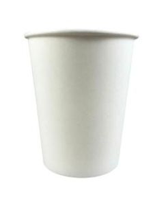 Hotel Emporium Hot/Cold Paper Cups, 8 Oz, White, Pack Of 50 Cups