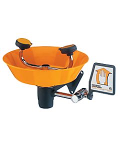 Wall Mounted Eye/Face Washes, 11 1/2 in, Safety Orange, 2 Head