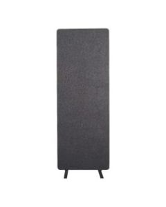 Luxor RECLAIM Acoustic Privacy Single Panel, 66inH x 24inW, Slate Gray