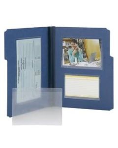 Smead Self-Adhesive Poly Document Pockets, 6 1/4in x 4 9/16in, Clear, Box Of 100