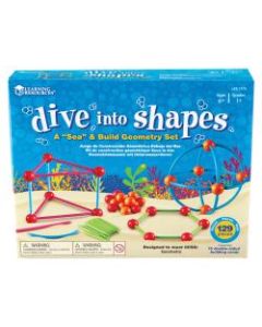 Learning Resources Dive Shapes Sea/Build Geometry Set - 1 Set