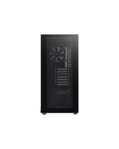 Thermaltake Divider 300 TG - Tempered Glass Edition - tower - ATX - windowed side panel (tempered glass) - no power supply (PS/2) - black - USB/Audio