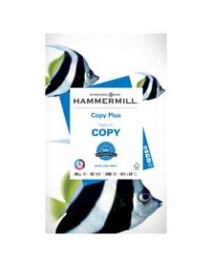 Hammermill Paper, Copy Plus MP, Legal Size (8 1/2in x 14in), 20 Lb, Ream Of 500 Sheets