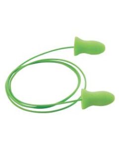 Moldex Meteors Earplugs, Green, Pack Of 100 Pairs