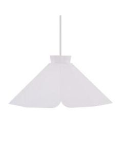 Southern Enterprises Mollie Metal Hanging Pendant Lamp, Matte White