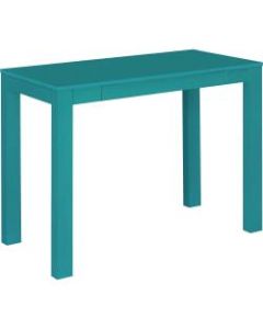 Ameriwood Home Parsons Desk With Drawer, Teal
