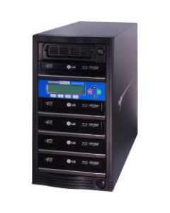 Kanguru 5 Target, Blu-ray Duplicator with Internal Hard Drive - Standalone - Blu-ray Writer - 10x BD-R, 16x DVD R, 16x DVD-R, 52x CD-R, 4x DVD R, 12x DVD-R - 6x BD-RE, 8x DVD R/RW, 8x DVD-R/RW, 24x CD-RW - USB, TAA Compliant