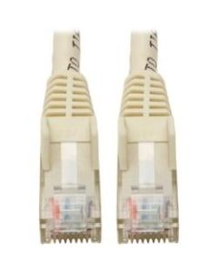 Tripp Lite Cat6 GbE Gigabit Ethernet Snagless Molded Patch Cable UTP White RJ45 M/M 6in 6in - 128 MB/s - Patch Cable - 5.91in - 1 x RJ-45 Male Network - 1 x RJ-45 Male Network - Gold Plated Contact - White