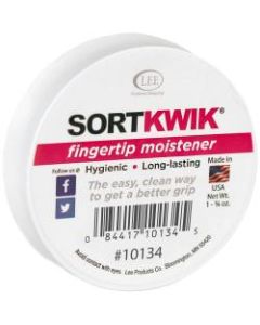 Lee Sortkwik Hygienic Fingertip Moistener, 25% Recycled, 1.75 Oz, Pink