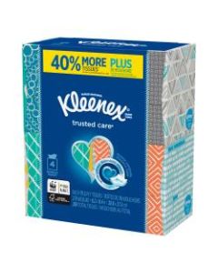 Kleenex Trusted Care Everyday 2-Ply Facial Tissues, White, 70 Tissues Per Box, Case Of 12 Boxes