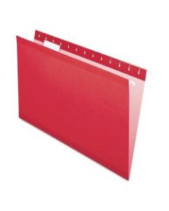 Pendaflex Premium Reinforced Color Hanging File Folders, Legal Size, Red, Pack Of 25 Folders