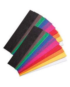 Pacon Creativity Street Crepe Paper, 20in x 7-1/2ft, Assorted Colors, 10 Sheets Per Pack, Set Of 2 Packs