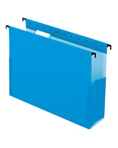 Pendaflex SureHook Pocket Reinforced Box Files, 3in Expansion, Letter Size, Blue, Pack Of 25