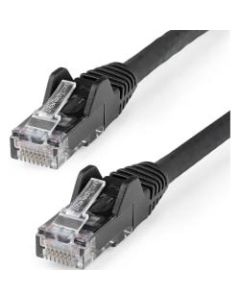 StarTech.com 10ft (3m) CAT6 Ethernet Cable, LSZH (Low Smoke Zero Halogen) 10 GbE Snagless 100W PoE UTP RJ45 Black Network Patch Cord, ETL - 10ft/3m Black LSZH CAT6 Ethernet Cable - 10GbE Multi Gigabit 1/2.5/5Gbps/10Gbps to 55m