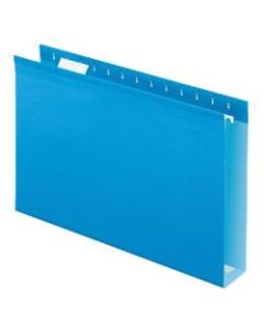 Oxford Extra-Capacity Box-Bottom Hanging Folders, Legal Size, Blue, Box Of 25