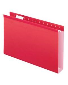 Oxford Extra-Capacity Box-Bottom Hanging Folders, Legal Size, Red, Box Of 25