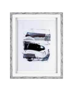 Lorell Abstract Design Framed Artwork, 35-1/2in x 27-1/2in, Black/White
