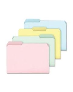 Ampad Pastel Color File Folders, Letter Size, Box Of 100