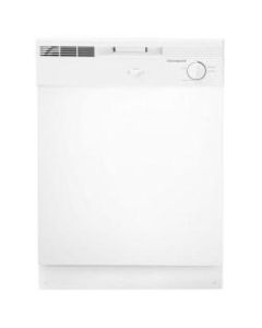 Frigidaire 62-Decibel Built-In Dishwasher With Hard Food Disposer, 24inW, White