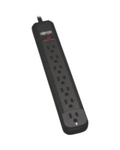 Tripp Lite Power Strip 7 Outlet NEMA 5-15R AC 25ft Cord 5-15P Black Housing - NEMA 5-15P - 7 x NEMA 5-15R - 25 ft Cord - 120 V AC Voltage - 1800 W - External